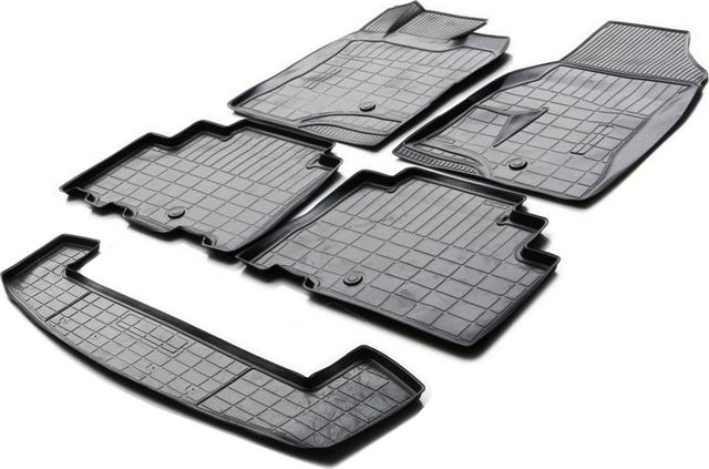 Комплект ковриков Rival для салона и багажника Chevrolet Captiva I рестайлинг (7 мест) 2013-2016. Артикул K11007004-1