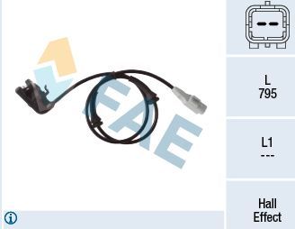 Датчик ABS FAE. Артикул 78405