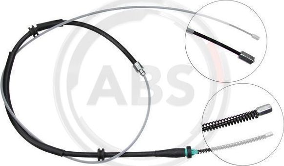 Трос ручника (тросик ручного тормоза) ABS. Артикул K13596