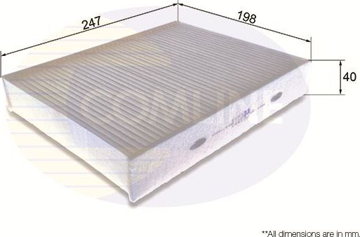 Салонный фильтр Comline. Артикул EKF323