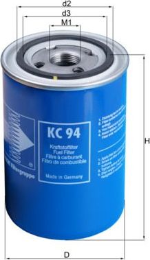 Топливный фильтр Mahle. Артикул KC 94