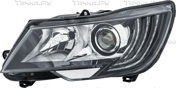 Фара передняя основная Hella левая для Skoda Superb II 2013-2015. Артикул 1ZS 011 314-331