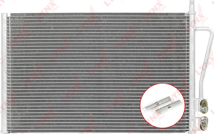 Радиатор кондиционера (конденсатор) LYNXauto. Артикул RC-0231