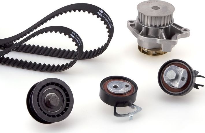 Помпа (водяной насос) с комплектом ремня ГРМ Gates PowerGrip®. Артикул KP35565XS