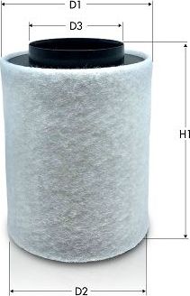 Воздушный фильтр  Tecneco Filters для Audi A8 III (D4) 2009-2018. Артикул AR2274S