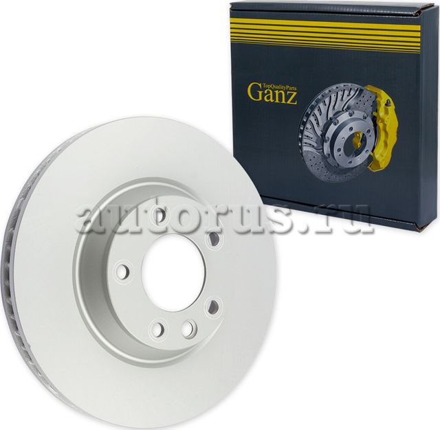Диск тормозной передний L с покрытием (Ganz). Артикул GIJ06160