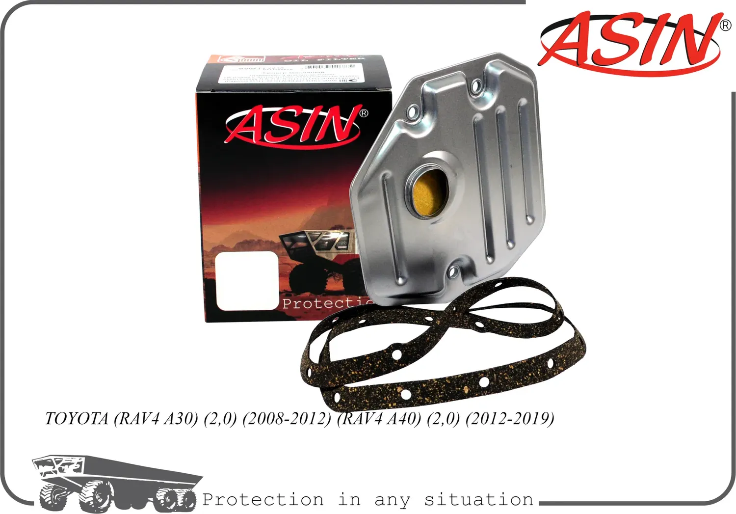 Фильтр масляный АКПП (Asin). Артикул ASINHD242