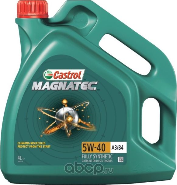 MAGNATEC 5W-40 A3/B4 4L (Castrol). Артикул 153F02