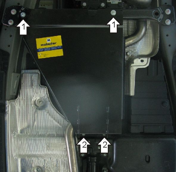 Защита Мотодор для РК Volkswagen Touareg I 2006-2010. Артикул 12702