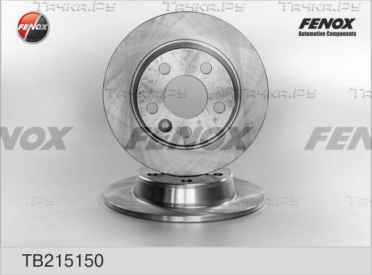 Тормозной диск Fenox задний для Ford Galaxy I 1995-2006. Артикул TB215150