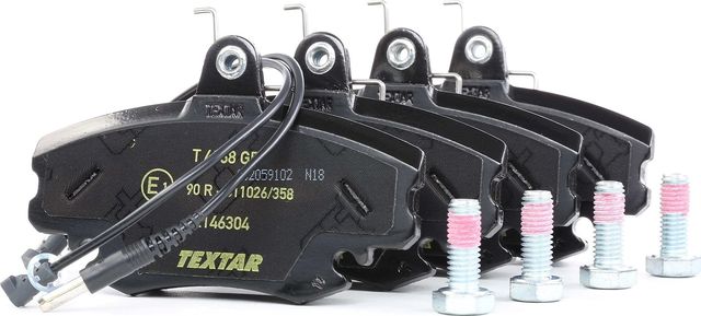 Тормозные колодки Textar Q+ передние для Alpine A610 1991-1995. Артикул 2146304