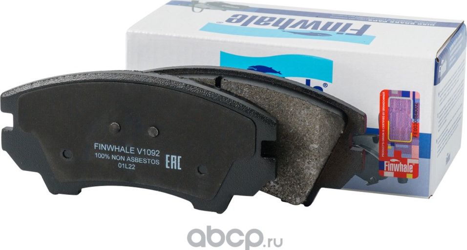 Колодки тормозные OPEL INSIGNIA 08-/ZAFIRA 11-/SAAB 9-5 10- R17 передние (Finwhale). Артикул V1092