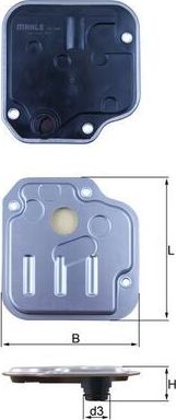 Фильтр АКПП Mahle-Knecht. Артикул HX 244
