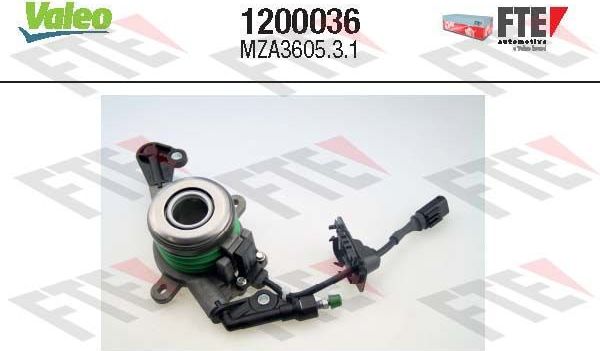 Выжимной подшипник сцепления FTE для Mercedes-Benz E-Класс II (W210, S210) 1996-2003. Артикул 1200036