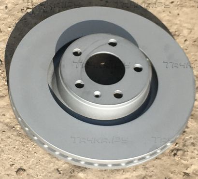 Тормозной диск Zimmermann Coat Z передний для Audi A6 allroad II (C6) 2006-2011. Артикул 100.3318.20