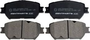 Тормозные колодки Zentparts. Артикул Z07387