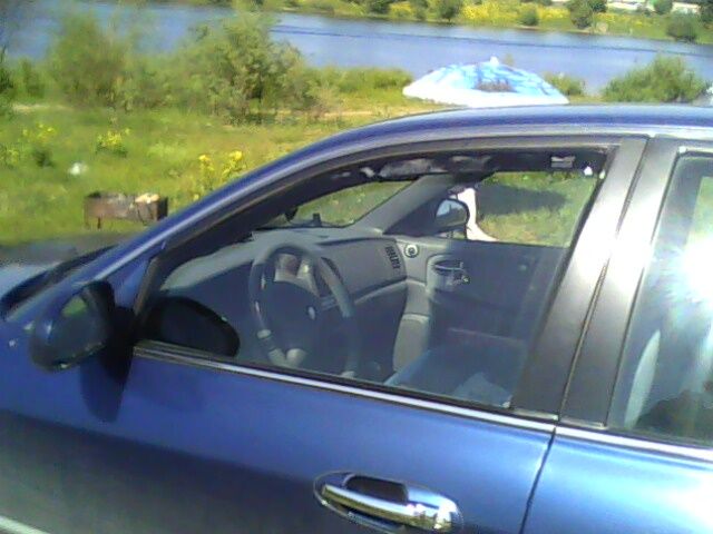 Дефлекторы Heko для окон (передняя пара) Kia Optima I 2000-2005. Артикул 20123