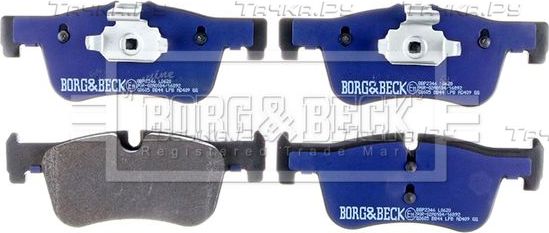 Тормозные колодки Borg & Beck передние для BMW 2 F22 2014-2026. Артикул BBP2346