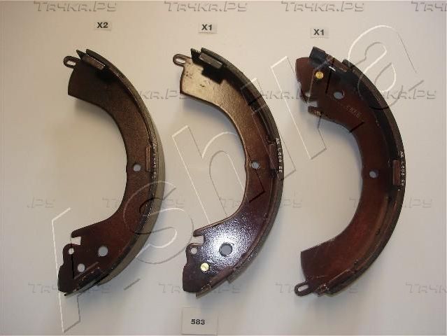 Тормозные колодки ASHIKA задние для Mitsubishi L200 III 1996-2007. Артикул 55-05-583