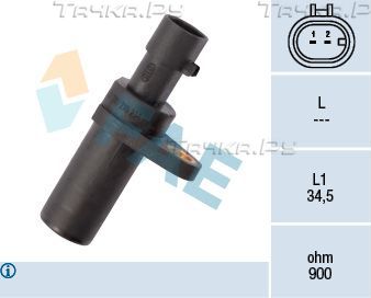 Датчик положения коленвала FAE для Fiat Punto II 2003-2012. Артикул 79195