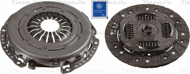 Сцепление (комплект) SACHS для Ford Tourneo Courier I 2014-2026. Артикул 3000 950 075
