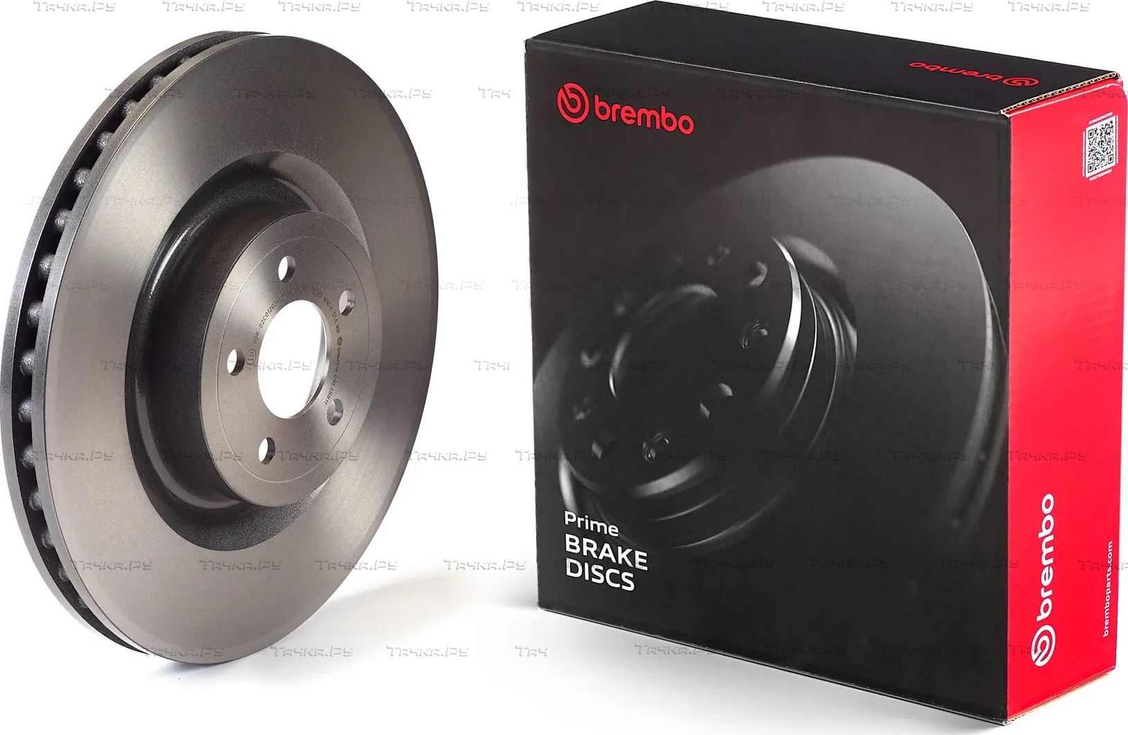 Тормозной диск Brembo PRIME LINE - UV Coated. Артикул 09.E988.11