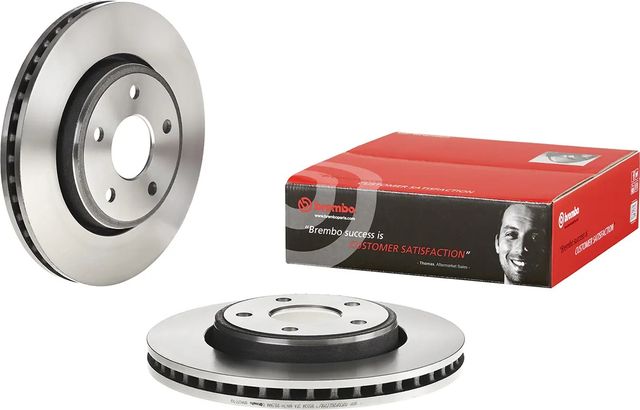 Тормозной диск Brembo передний для Jeep Commander XK, XH 2005-2010. Артикул 09.A031.10