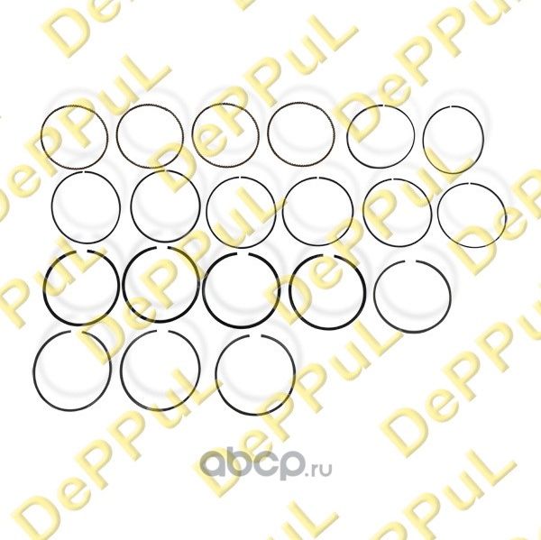 КОЛЬЦА ПОРШНЕВЫЕ (КОМПЛЕКТ) MAZDA 3 (03-11)/6 (02-10) (Deppul). Артикул DEA87667