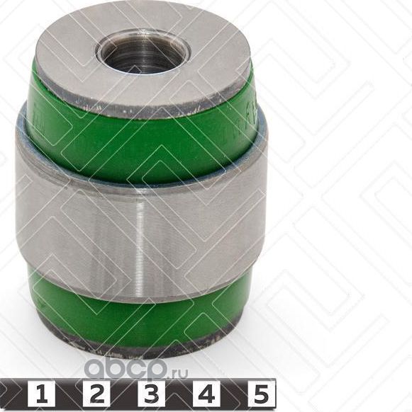 Сайлентблок ступицы задней подвески к нижнему поперечному рычагу запрессованный (Полиуретан). Артикул 21063131