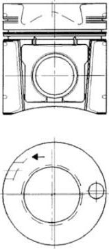 Поршень Kolbenschmidt. Артикул 93231600