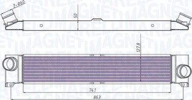 Интеркулер Magneti Marelli. Артикул 351319204310