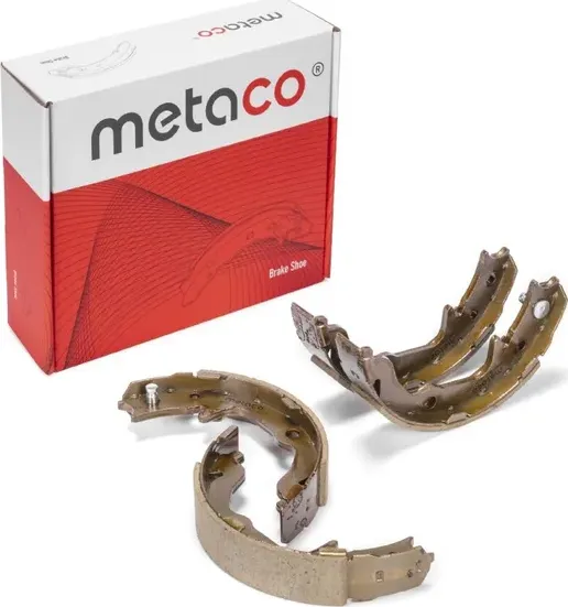 Колодки тормозные MITSUBISHI LANCER/OUTLENDER 07- 1.6-2.0 168*30 ст.торм. (Metaco). Артикул 3030008