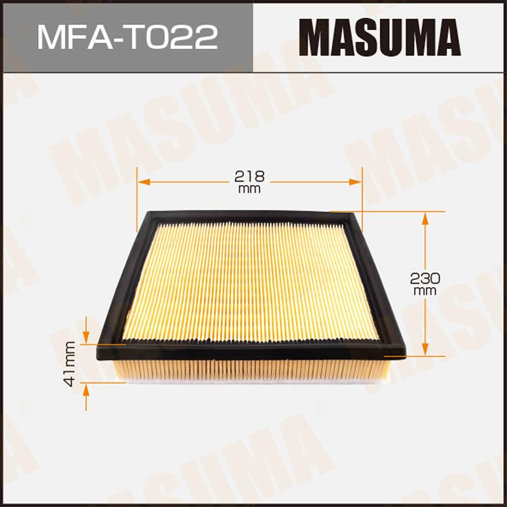 Воздушный фильтр Masuma. Артикул MFA-T022