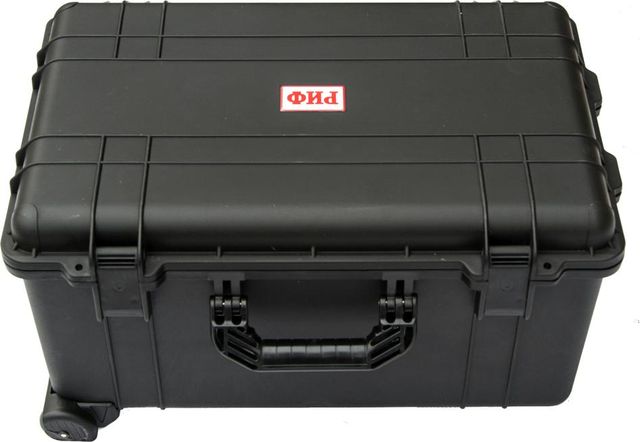 Кейс пластиковый защитный ударопрочный РИФ 625х420х340 мм на колесах с телескопической ручкой. Артикул WRT-28