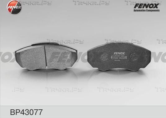 Тормозные колодки Fenox передние для Fiat Ducato III 2006-2026. Артикул BP43077