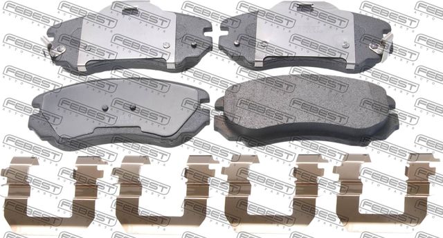Тормозные колодки Febest передние для Hyundai Elantra V (MD) 2011-2011. Артикул 1201-ELANF