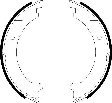 Тормозные колодки (стояночная тормозная система) Hella Pagid. Артикул 8DA 355 050-361
