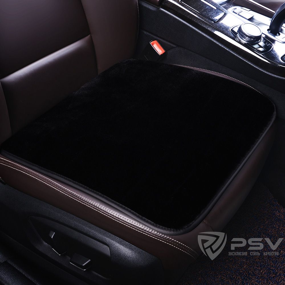 Накидка задняя PSV искусственный мех Mutton Back 135х50 (Черный). Артикул 133632