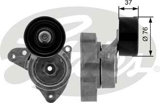 Натяжной ролик (натяжитель) приводного клинового зубчатого ремня Gates DriveAlign®. Артикул T38278
