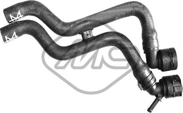 Патрубок радиатора (системы охлаждения) Metalcaucho. Артикул 99489