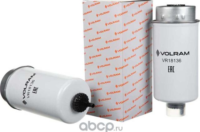 ФИЛЬТР ТОПЛИВНЫЙ FORD TRANSIT 2007 2.2-3.2 TDCi 06-11, (VOLRAM) VR18136 Volram. Артикул VR18136