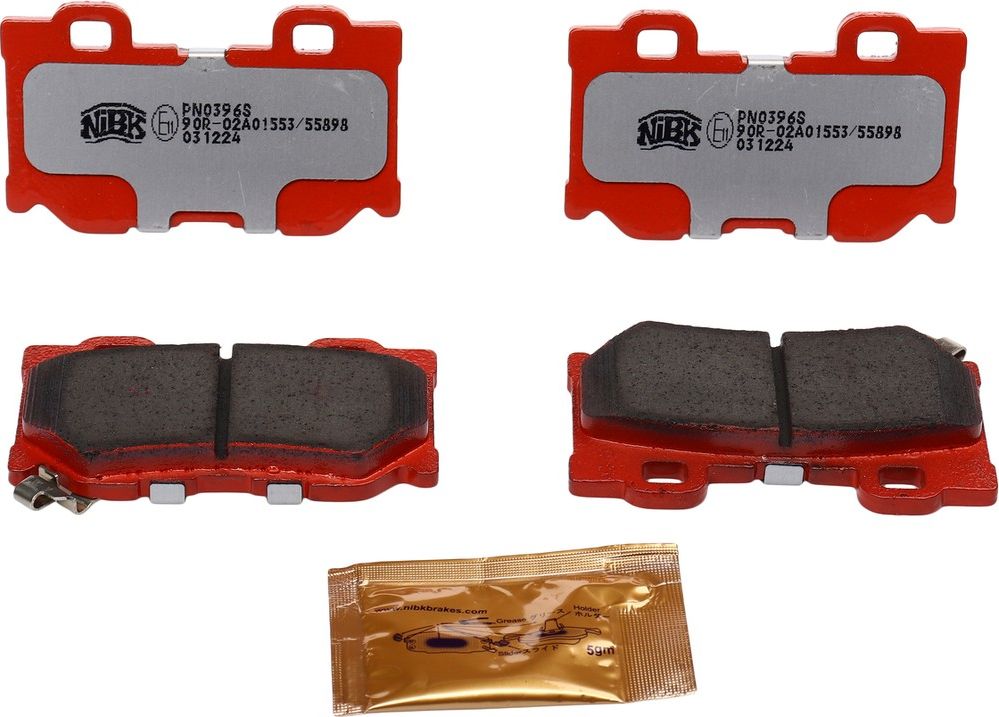 Тормозные колодки NiBK. Артикул PN0396S
