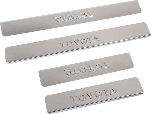 Накладки Ладья на внутренние пороги (штамп) для Toyota Corolla E150 2007-2013. Артикул 015.51.451