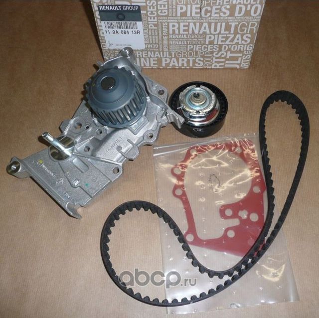 Ремень ГРМ с роликами (комплект) Renault. Артикул 119A08413R