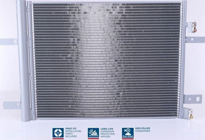 Радиатор кондиционера (конденсатор) Nissens (алюминий). Артикул 940480