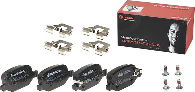 Тормозные колодки Brembo PRIME LINE задние для Fiat 500L I 2012-2026. Артикул P 23 150
