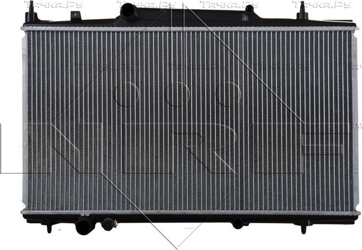 Радиатор охлаждения двигателя NRF (алюминий) для Lancia Phedra 2002-2003. Артикул 50441