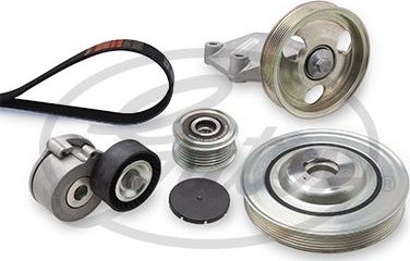 Приводной ремень поликлиновой с роликами (комплект) Gates Micro-V®. Артикул K186PK1218