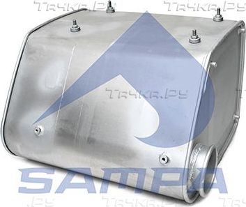 Глушитель (задняя часть) Sampa для MAN F2000 1994-2000. Артикул 021.210