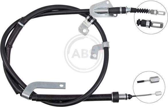 Трос ручника (тросик ручного тормоза) ABS. Артикул K10053